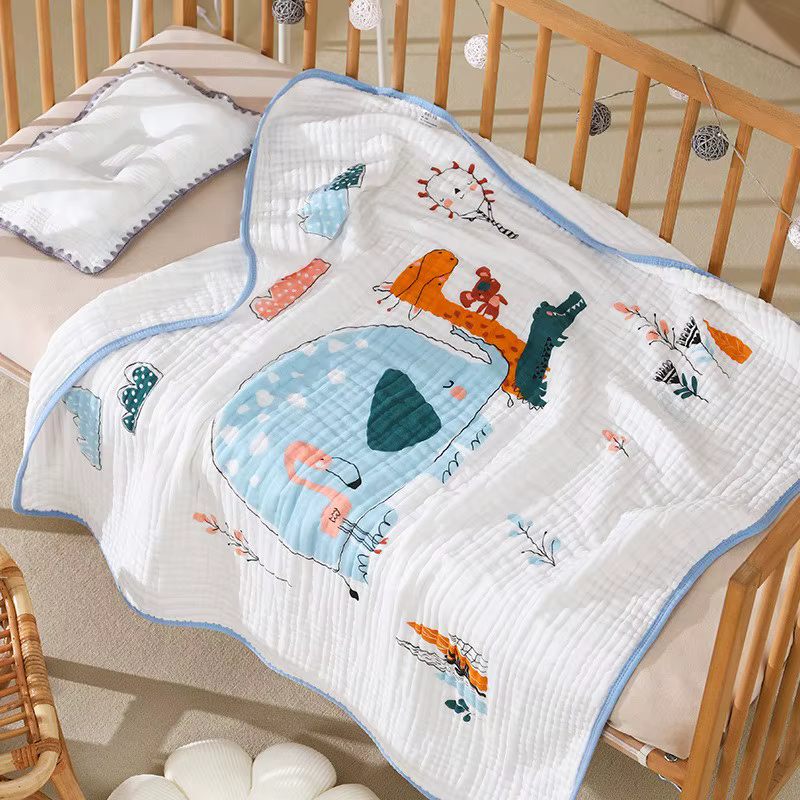 COUVERTURE BEBE MOUSSELINE