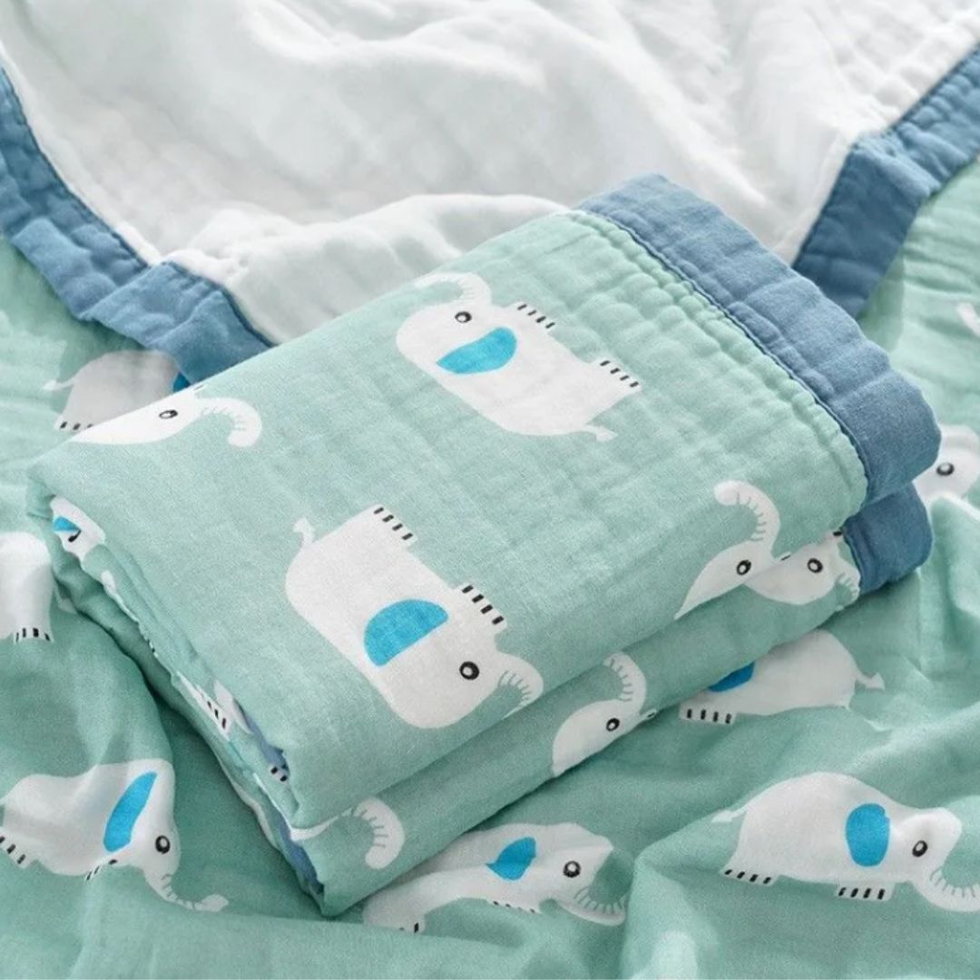 Couverture bébé Éléphants