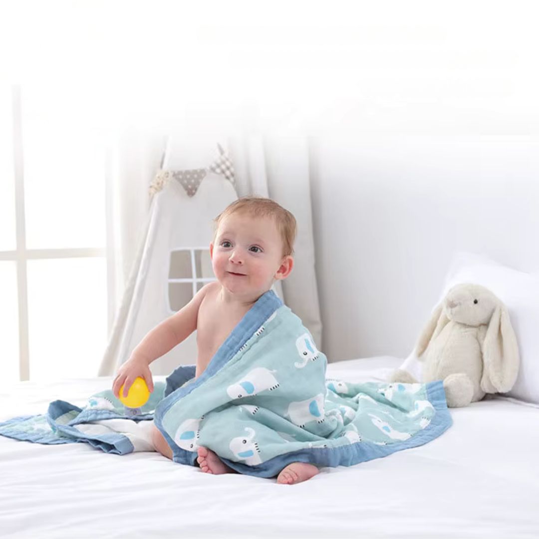 Couverture bébé Éléphants