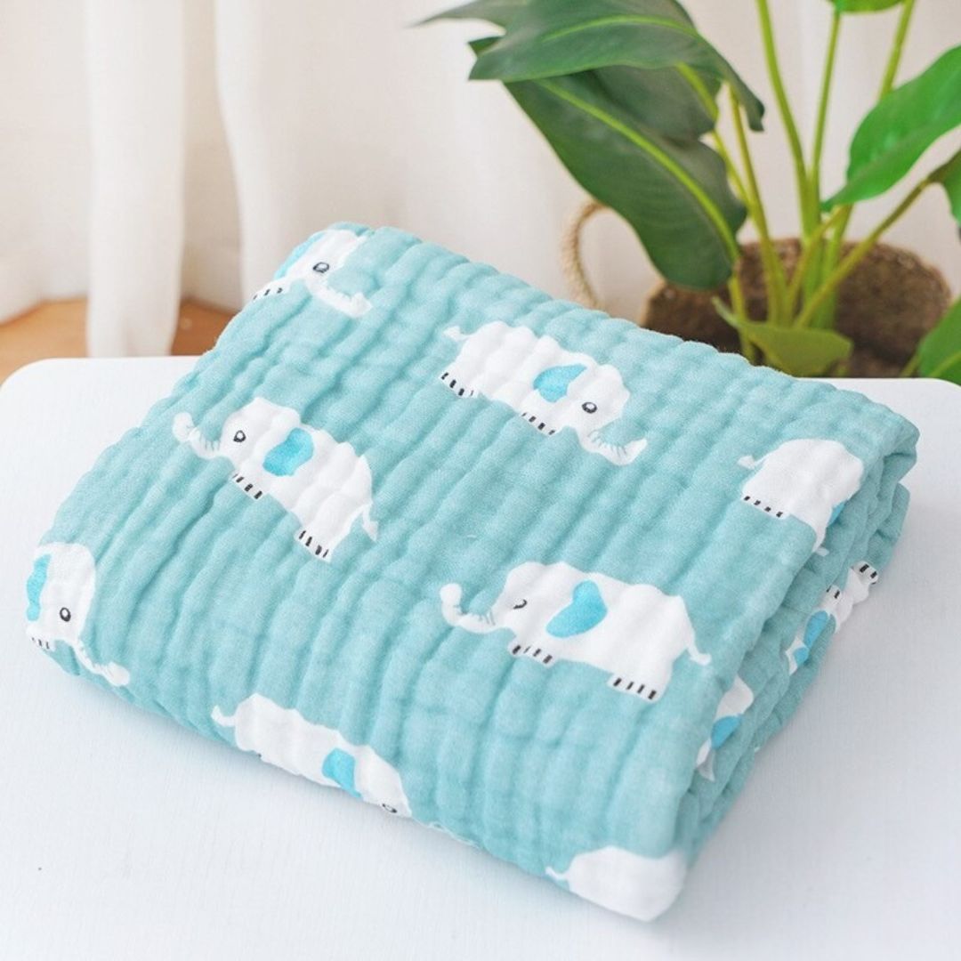Couverture bébé Éléphants