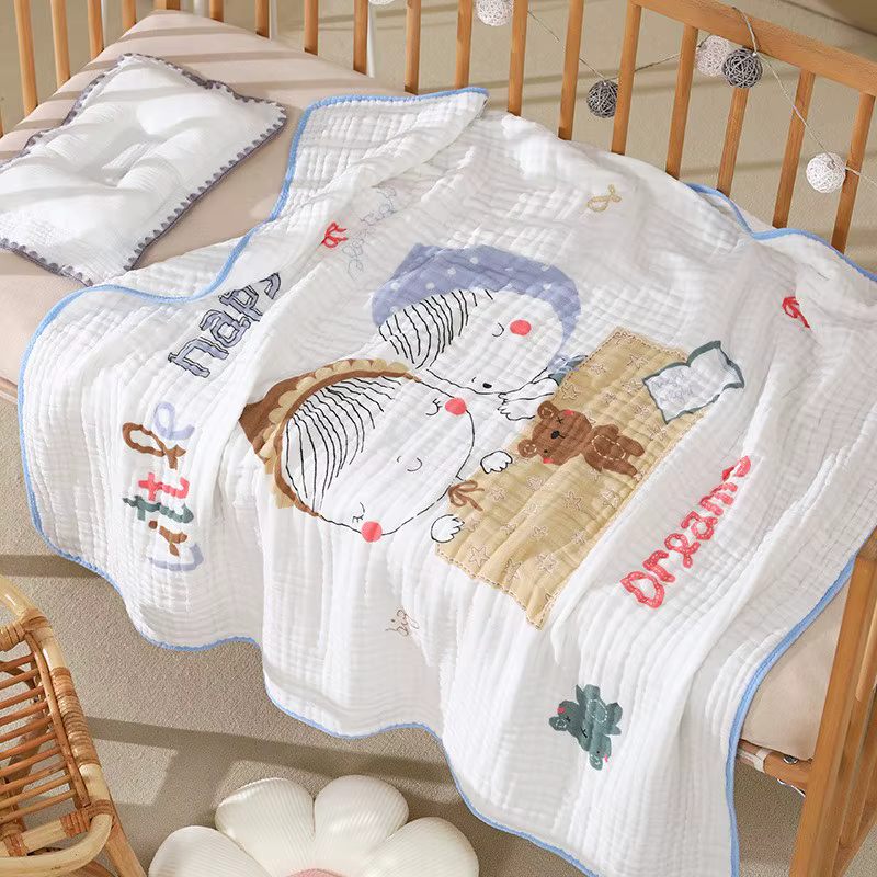 COUVERTURE BEBE MOUSSELINE