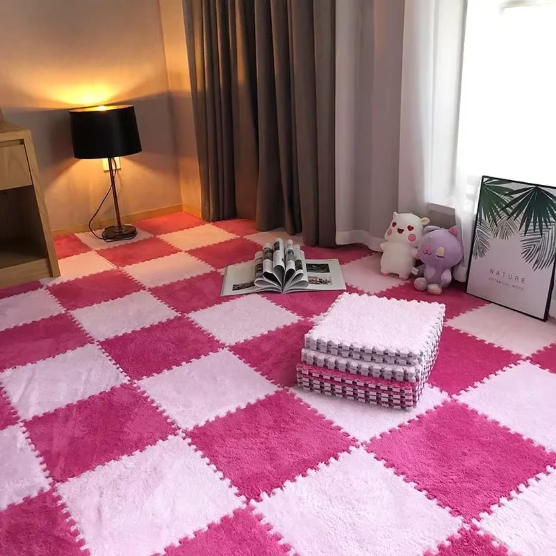 Tapis chambre fille - Bebe Pingouin