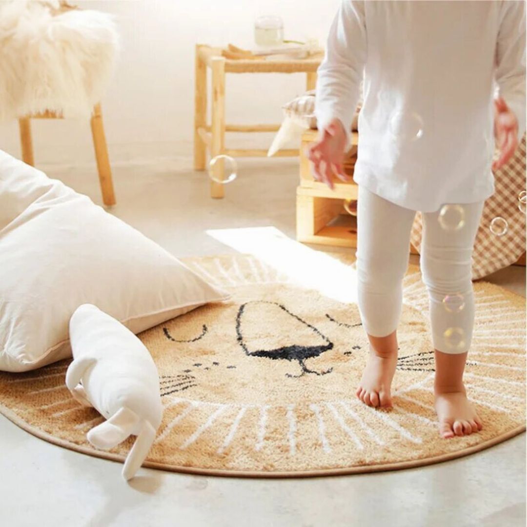 Tapis enfant | Lion - Bebe Pingouin
