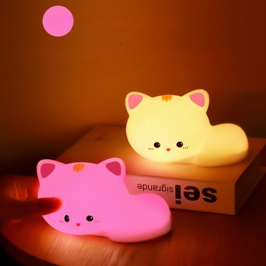 Veilleuse chat