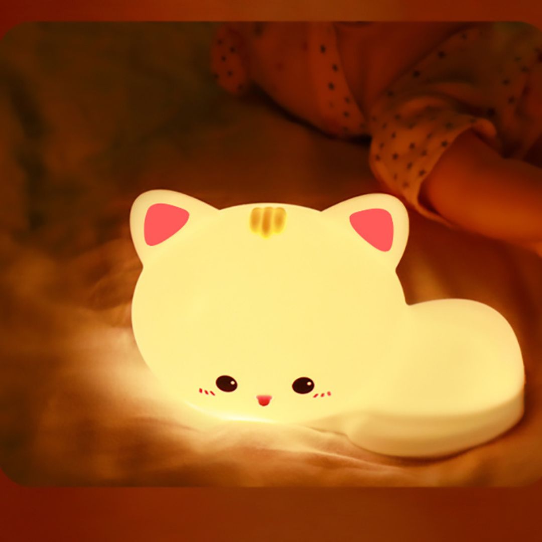Veilleuse chat