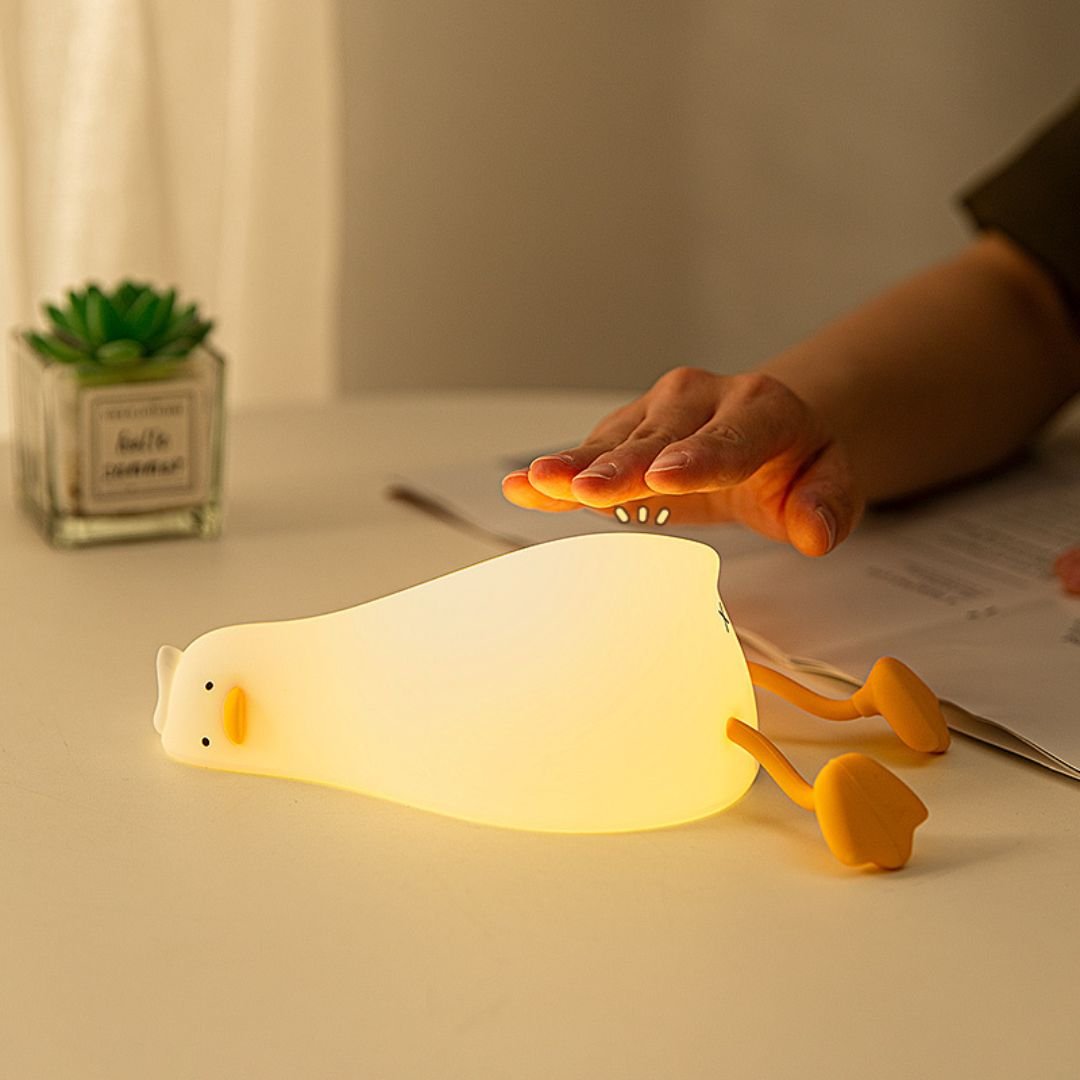 Veilleuse enfant | Canard couché - Bebe Pingouin