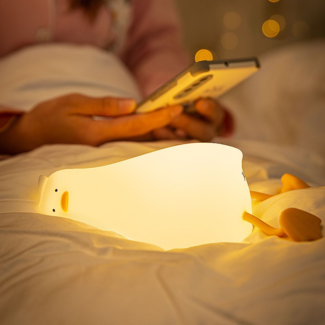 Veilleuse enfant | Canard couché - Bebe Pingouin