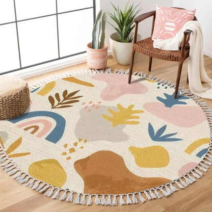 Tapis enfant Arc-en-ciel et Cœurs