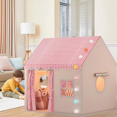 Cabane enfant Rose Creme - Bebe Pingouin