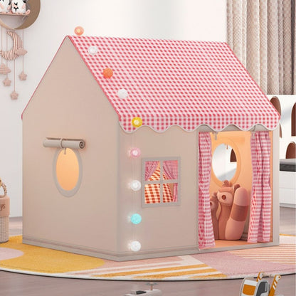 Cabane enfant Rose Creme - Bebe Pingouin