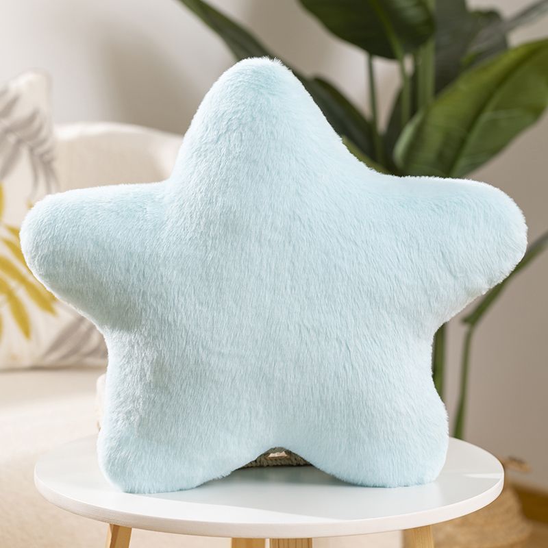 coussin de sol etoile bleue