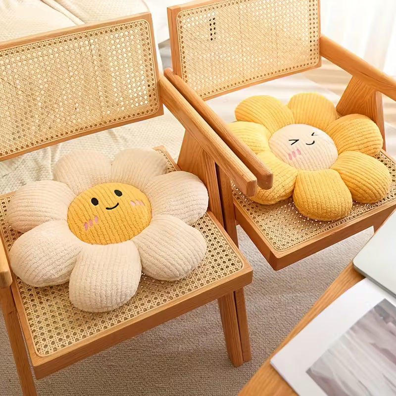 coussin de sol fleur