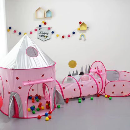 Piscine à balle rose