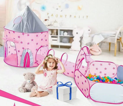 Piscine à balle fille rose