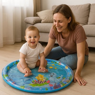 Tapis d'eau bebe | Éveil Sensoriel