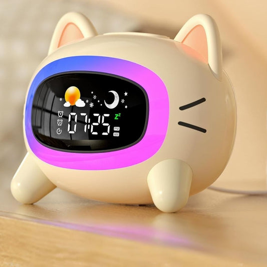 Réveil enfant chat