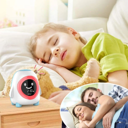 Reveil enfant jour nuit Pingouin