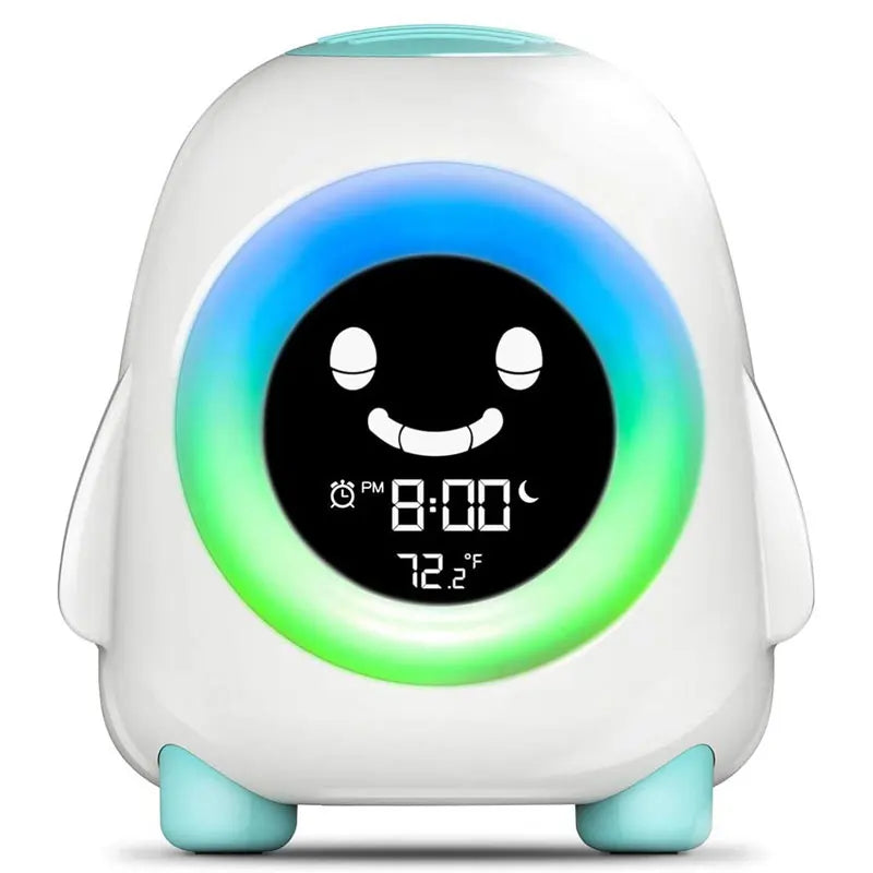 Reveil enfant jour nuit Pingouin