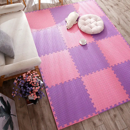 Tapis puzzle mousse salon