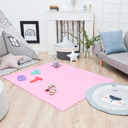 Tapis chambre rose