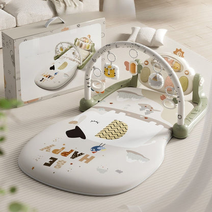 Tapis bébé musical piano vert