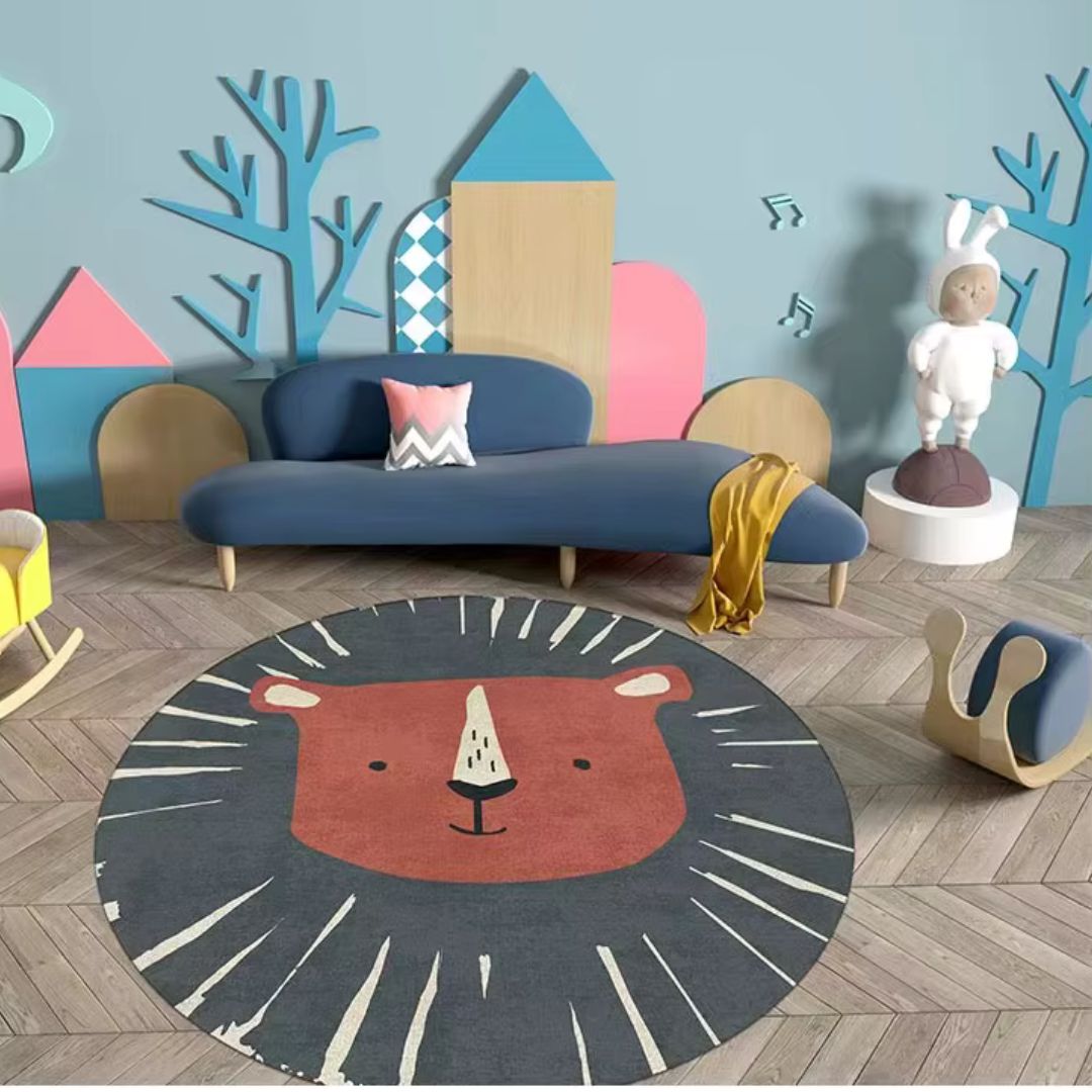 Tapis chambre enfant | Animaux Sauvage - Bebe Pingouin