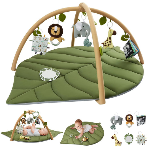 tapis d'éveil arche feuille