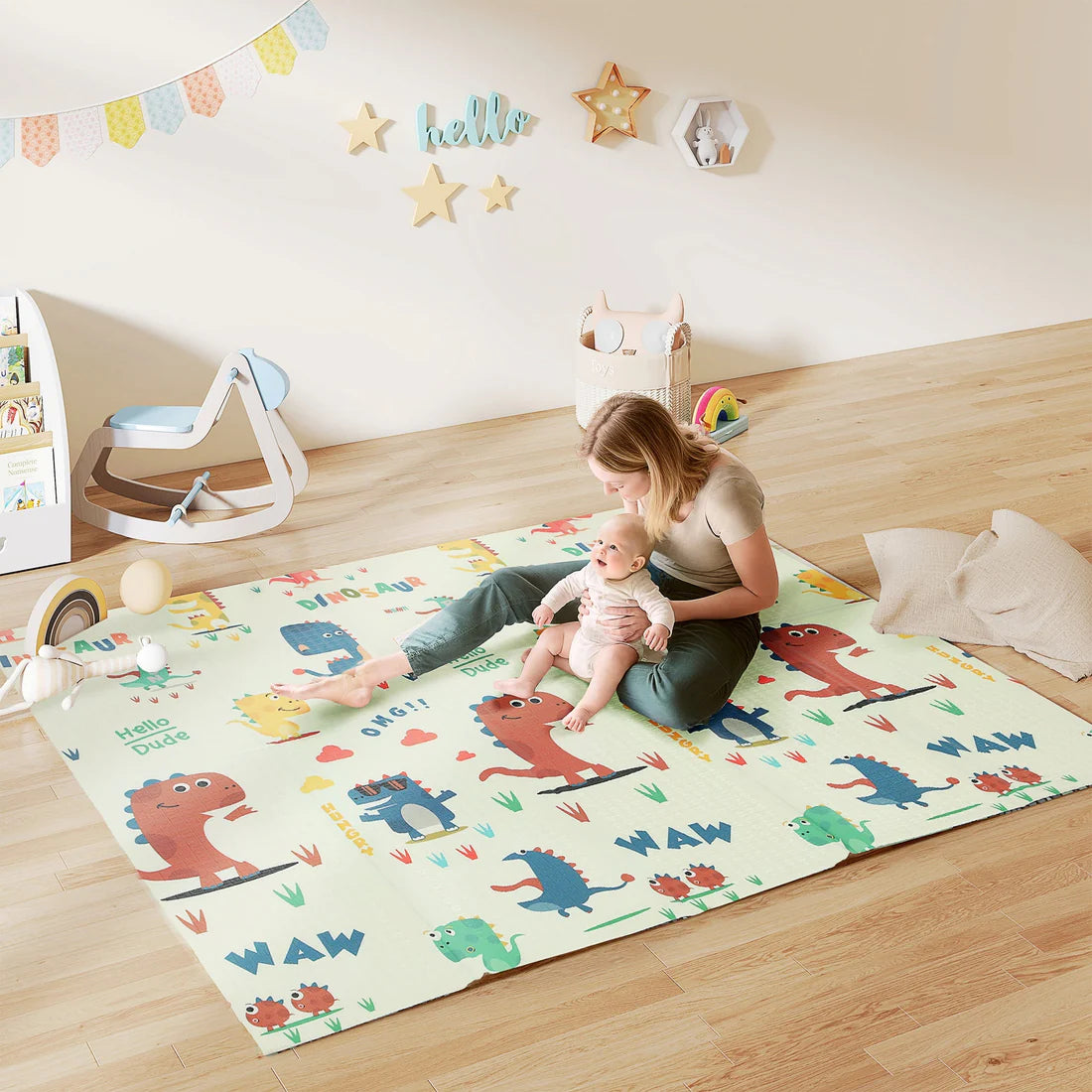 tapis de sol enfant bebe doux
