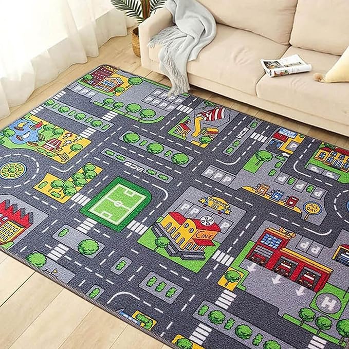 tapis de sol enfant circuit epais