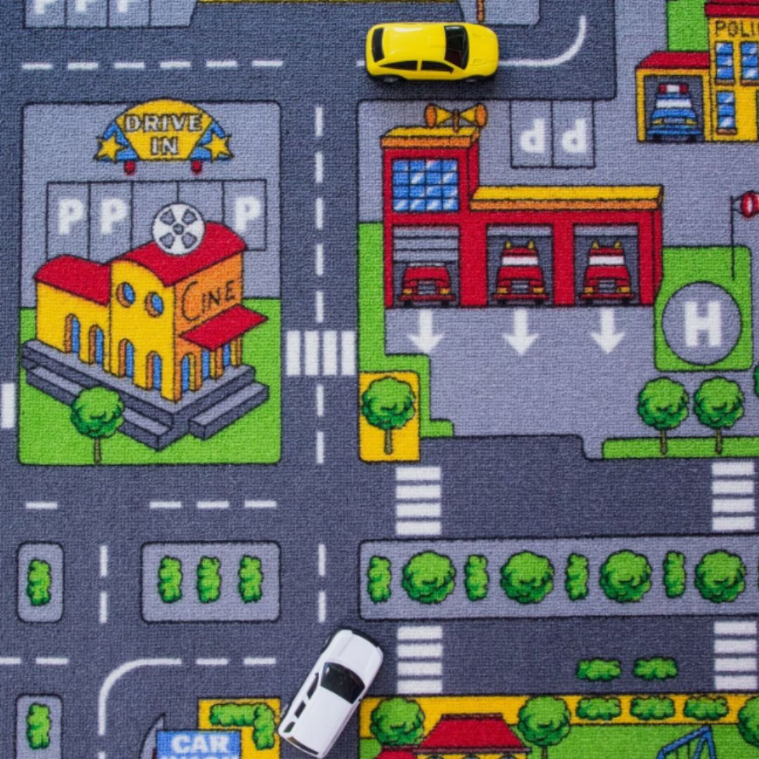 tapis de sol enfant circuit ville