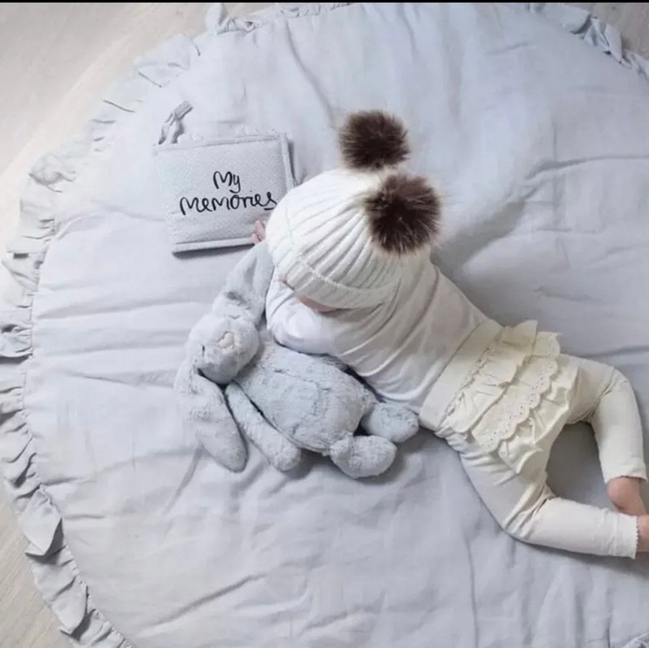 Tapis d'éveil bébé rond - Bebe Pingouin