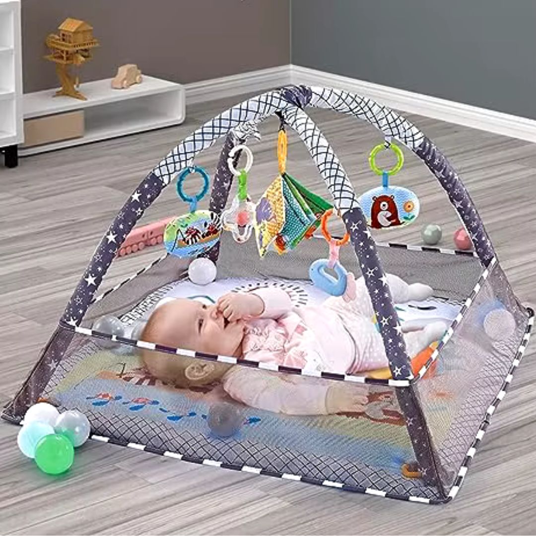 Tapis d'éveil Gris - Bebe Pingouin