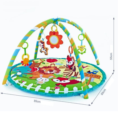 Tapis d'éveil Rond Animaux - Bebe Pingouin