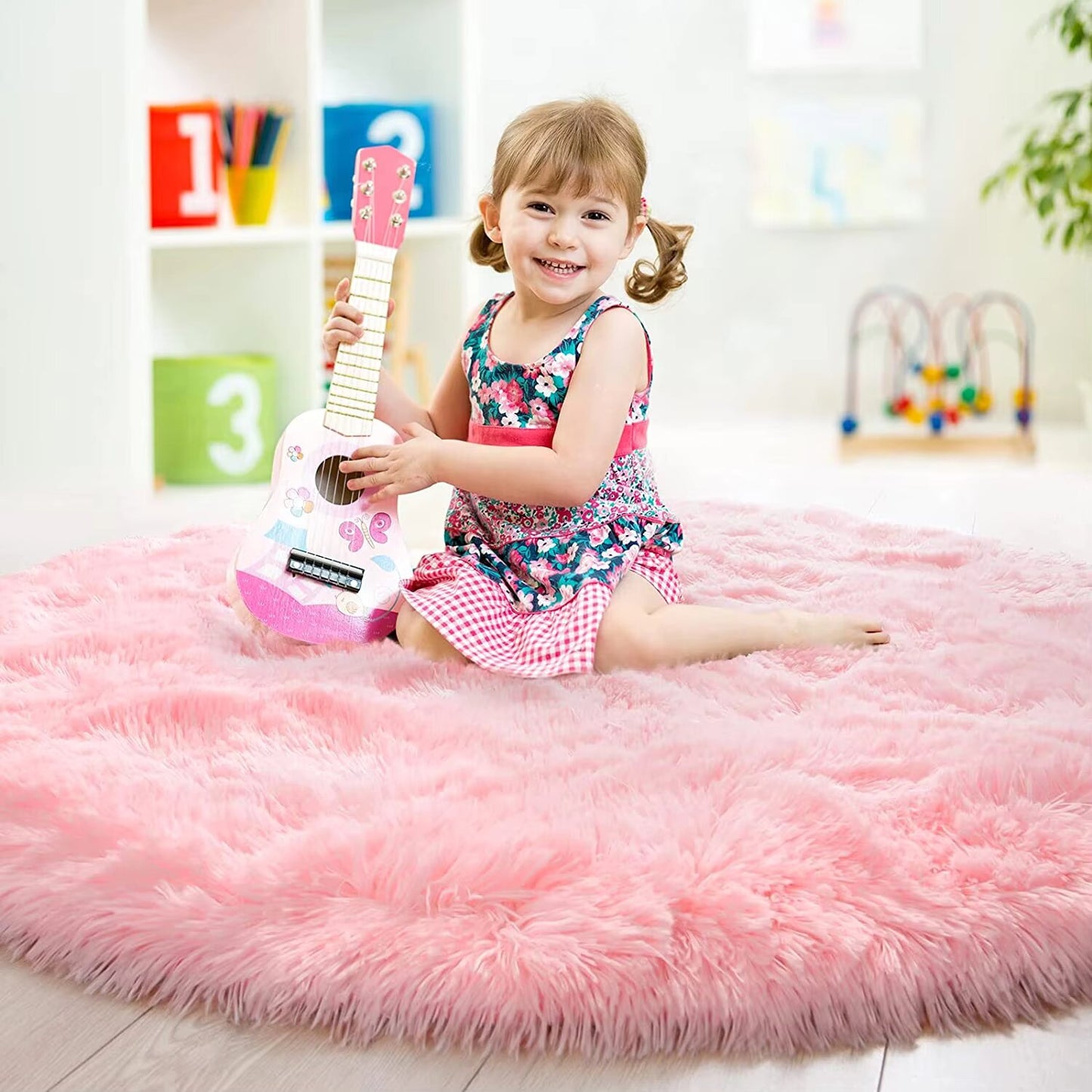 Tapis enfant Rose