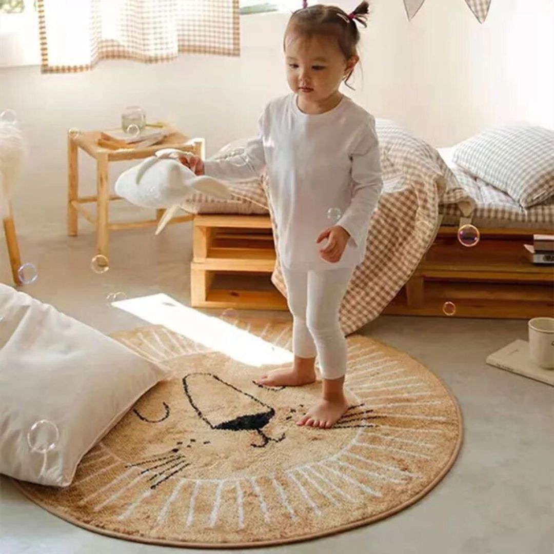 Tapis enfant | Lion - Bebe Pingouin