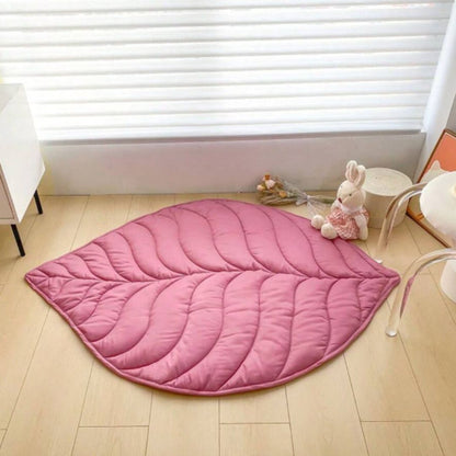 TAPIS EVEIL BEBE | Feuille Rose - Bebe Pingouin