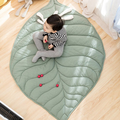TAPIS EVEIL BEBE | Feuille verte - Bebe Pingouin