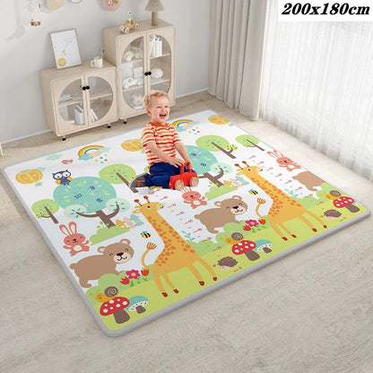 Tapis mousse bébé girafes