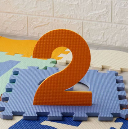 Tapis mousse puzzle rebord chiffres