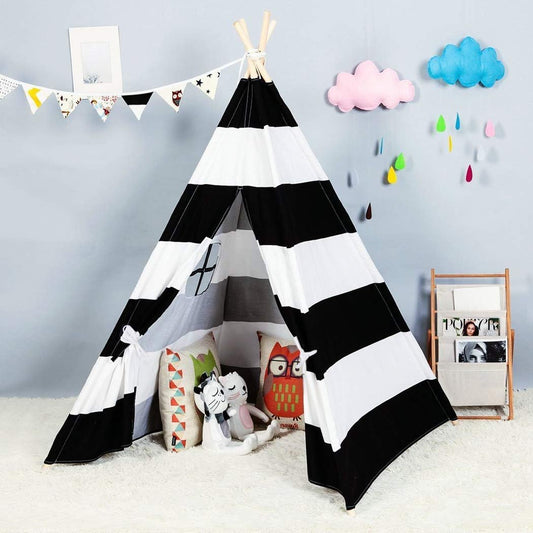 Tente Tipi Noir Blanc