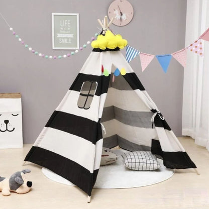 Tente Tipi Noir Blanc