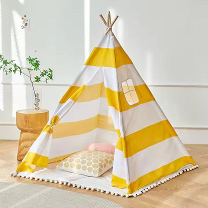 Tipi enfant Jaune Blanc