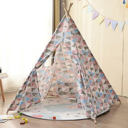 tipi indien multicolore chambre