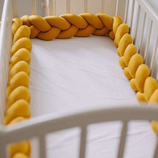 Tresse de lit Jaune moutarde