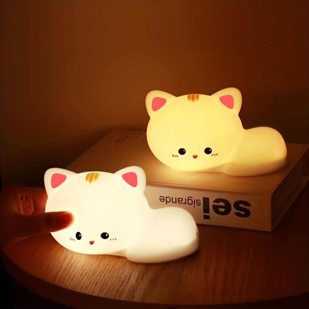 Veilleuse chat