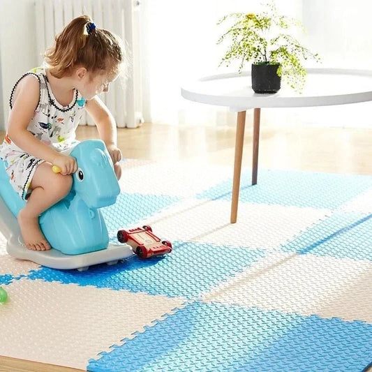 Tapis puzzle en mousse pour bébé|Tapis Puzzle™ - Bebe Pingouin