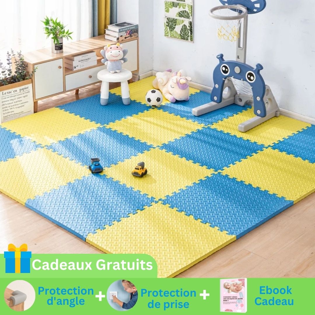 Tapis puzzle en mousse pour bébé|Tapis Puzzle™ - Bebe Pingouin