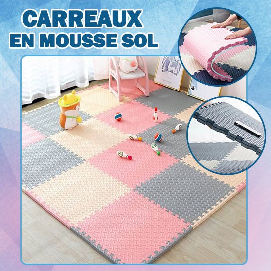 Tapis puzzle en mousse pour bébé|Tapis Puzzle™ - Bebe Pingouin